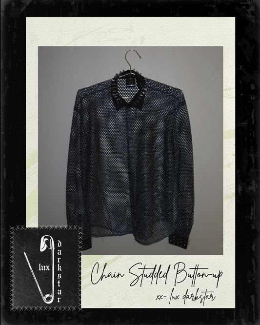 Chain Studded Button-up